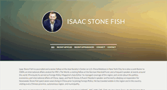 Desktop Screenshot of isaacstonefish.com