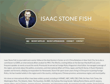 Tablet Screenshot of isaacstonefish.com